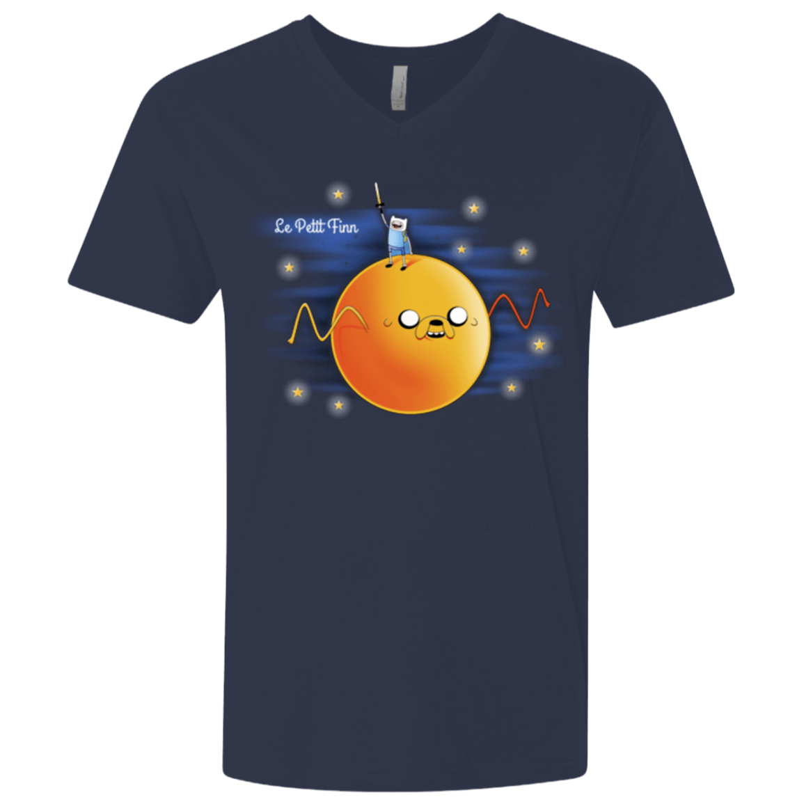 T-Shirts Midnight Navy / X-Small Le Petit Finn Men's Premium V-Neck