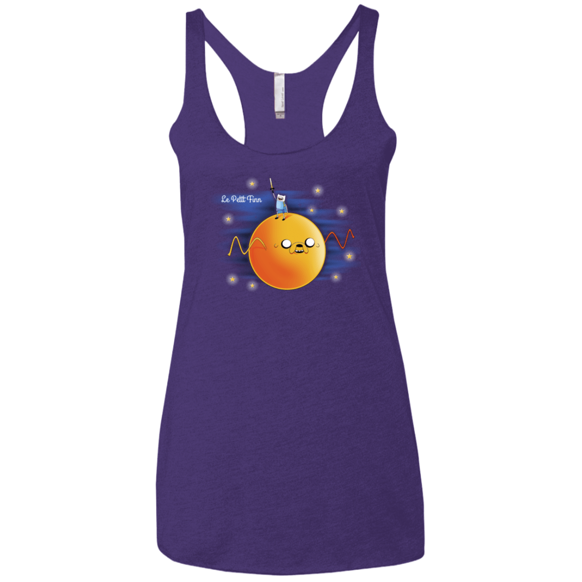 T-Shirts Purple Rush / X-Small Le Petit Finn Women's Triblend Racerback Tank