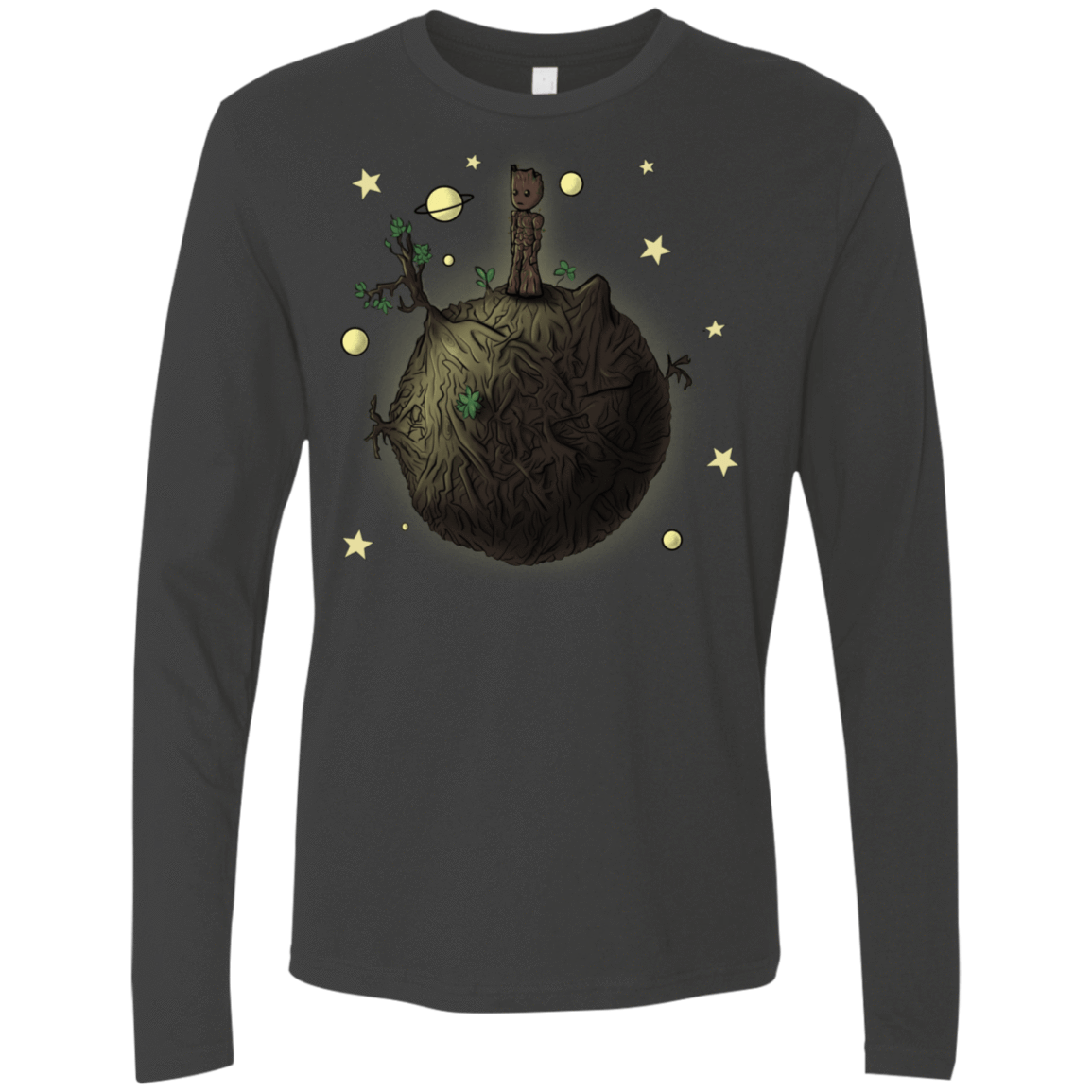 T-Shirts Heavy Metal / S Le Petit Groot Men's Premium Long Sleeve