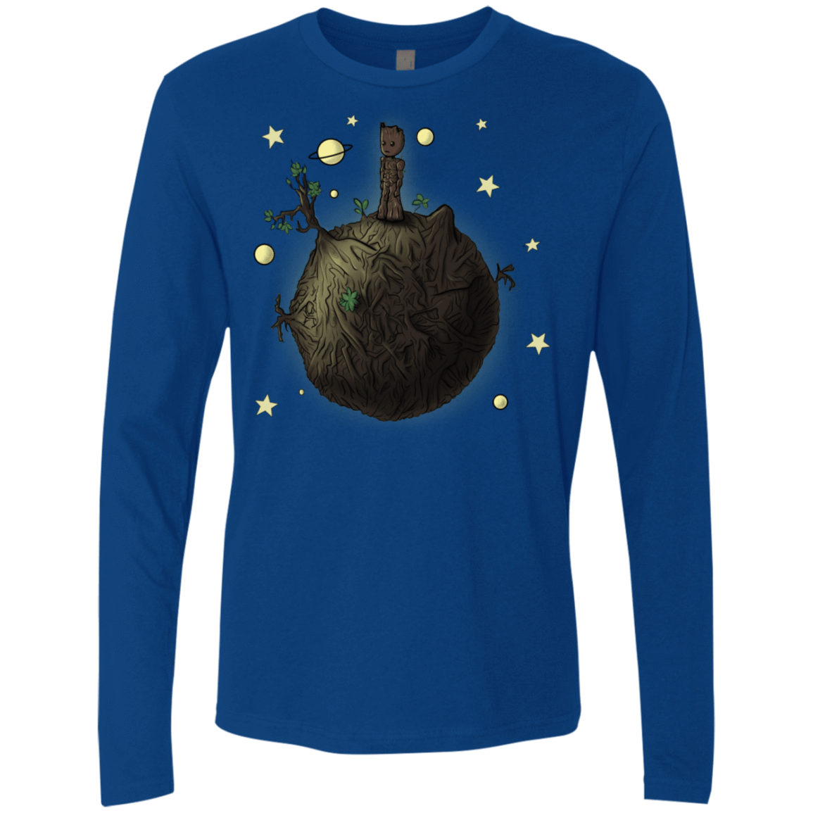 T-Shirts Royal / S Le Petit Groot Men's Premium Long Sleeve