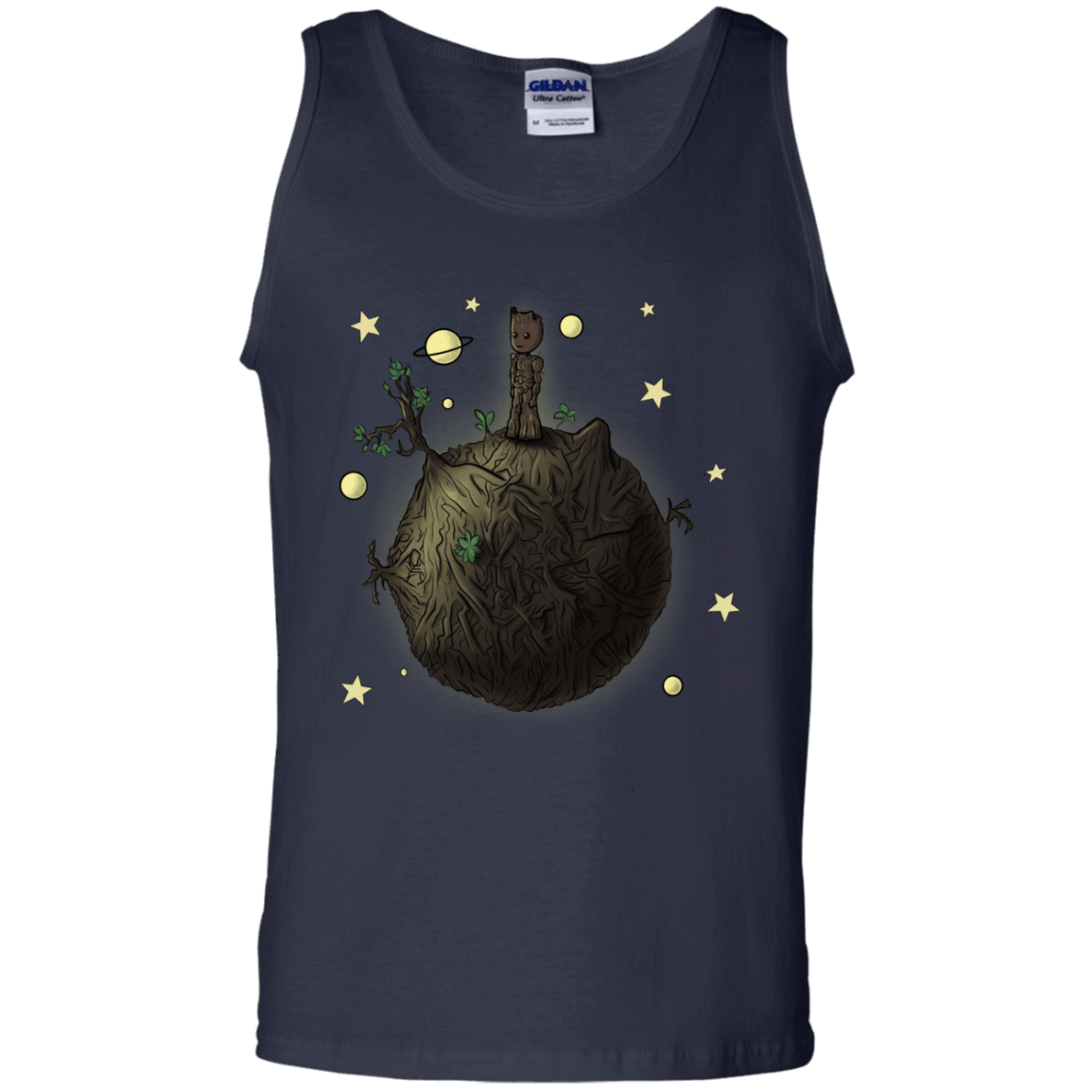 T-Shirts Navy / S Le Petit Groot Men's Tank Top