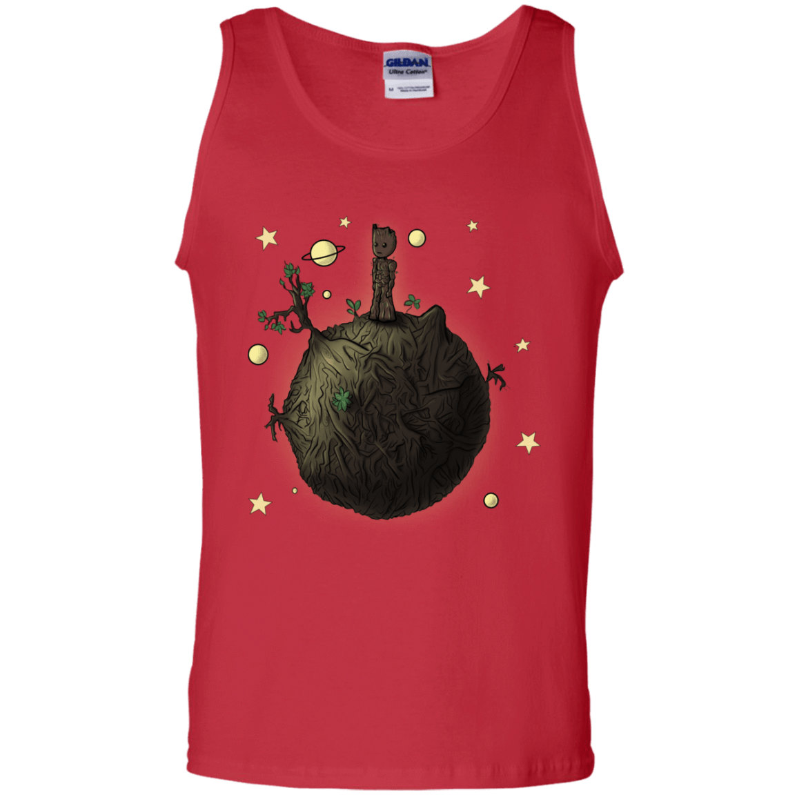 T-Shirts Red / S Le Petit Groot Men's Tank Top