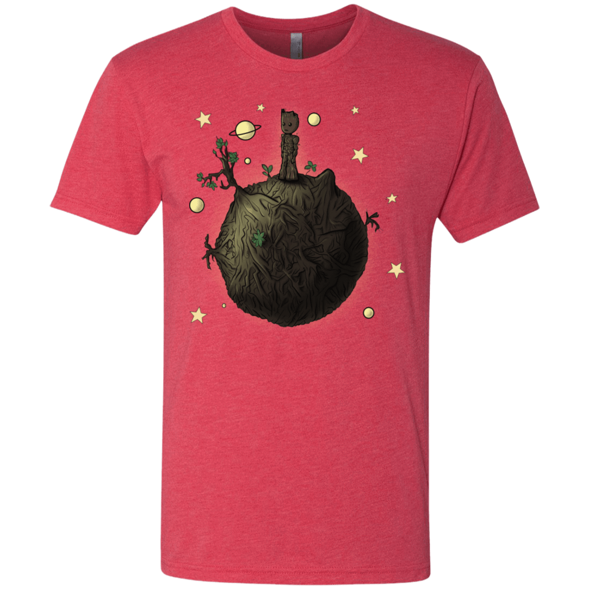 T-Shirts Vintage Red / S Le Petit Groot Men's Triblend T-Shirt