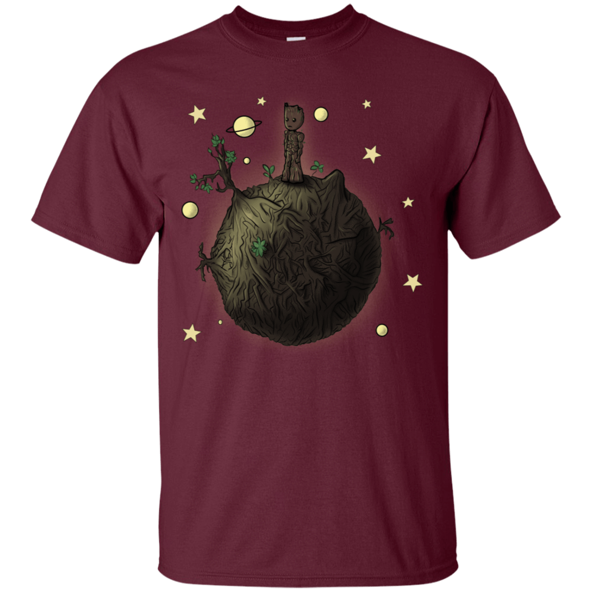 T-Shirts Maroon / S Le Petit Groot T-Shirt