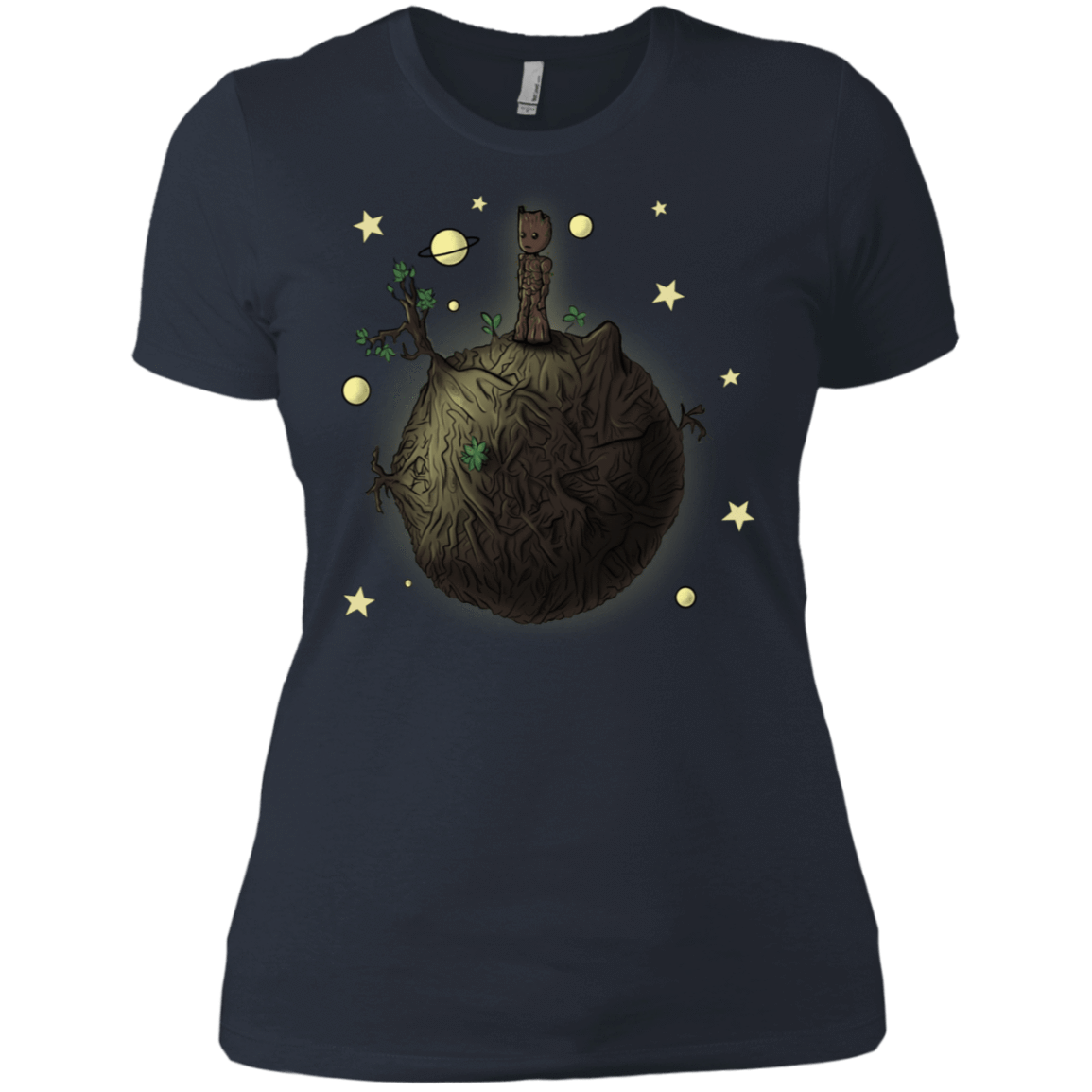 T-Shirts Indigo / X-Small Le Petit Groot Women's Premium T-Shirt