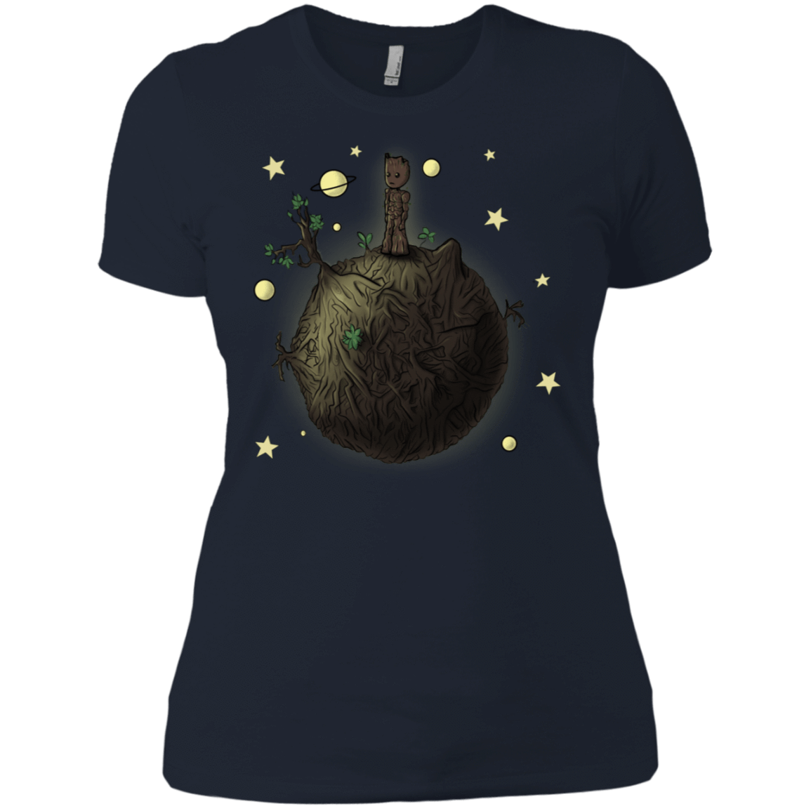 T-Shirts Midnight Navy / X-Small Le Petit Groot Women's Premium T-Shirt