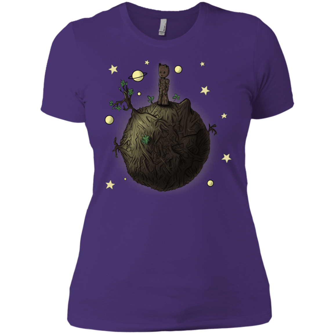 T-Shirts Purple Rush/ / X-Small Le Petit Groot Women's Premium T-Shirt