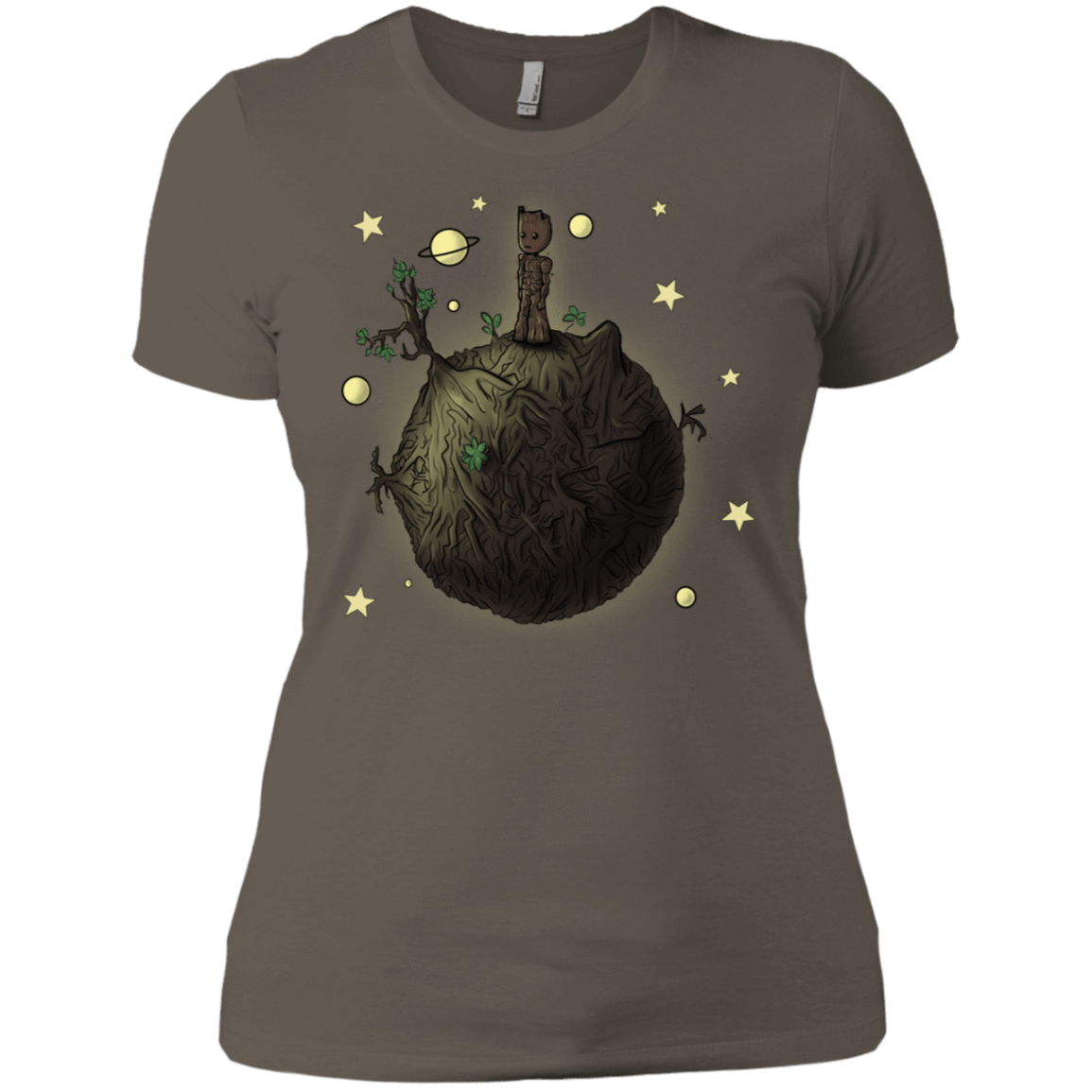 T-Shirts Warm Grey / X-Small Le Petit Groot Women's Premium T-Shirt