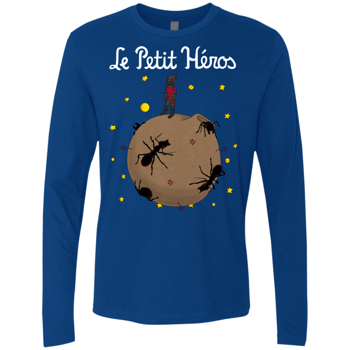 T-Shirts Royal / S Le Petit Héros Men's Premium Long Sleeve