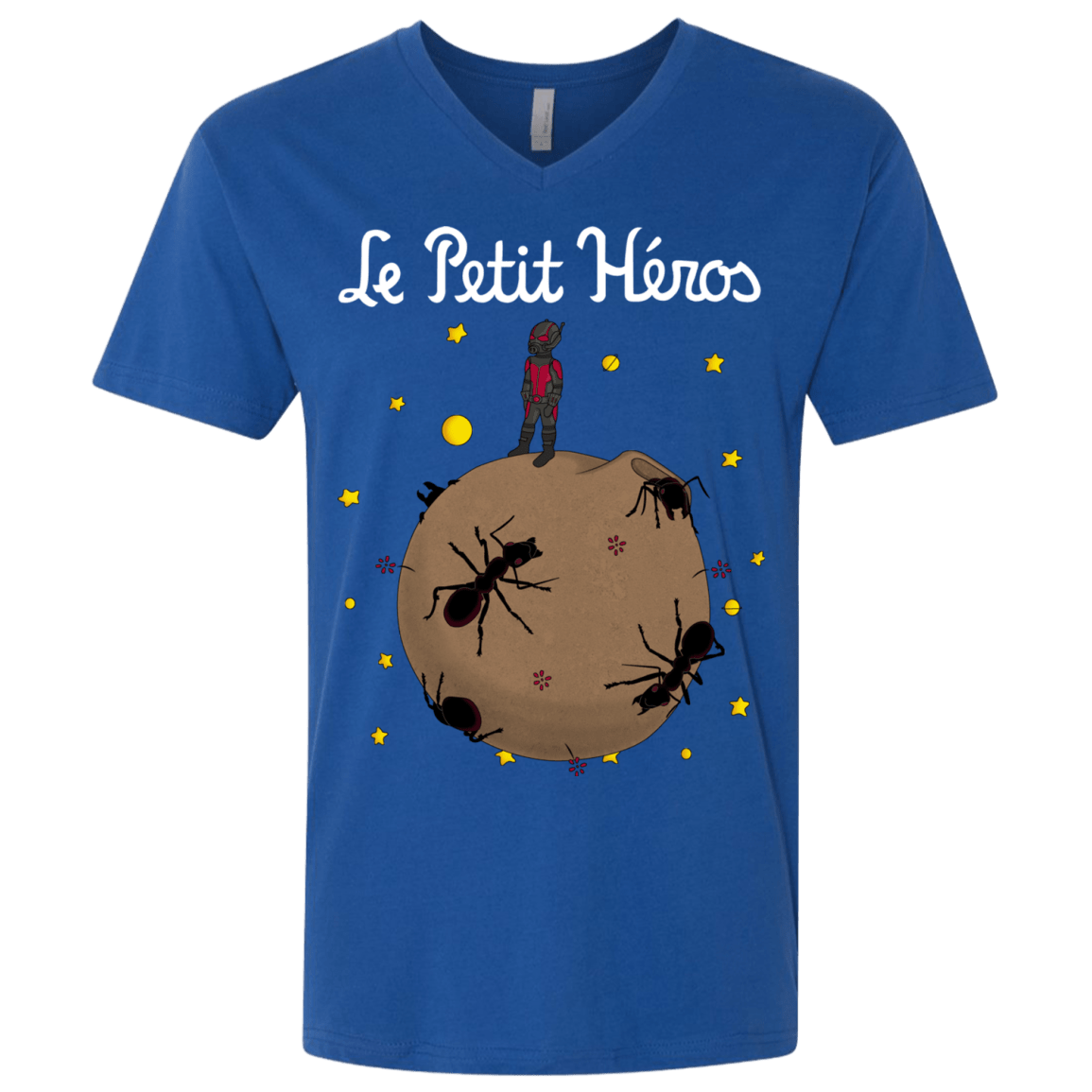 T-Shirts Royal / X-Small Le Petit Héros Men's Premium V-Neck