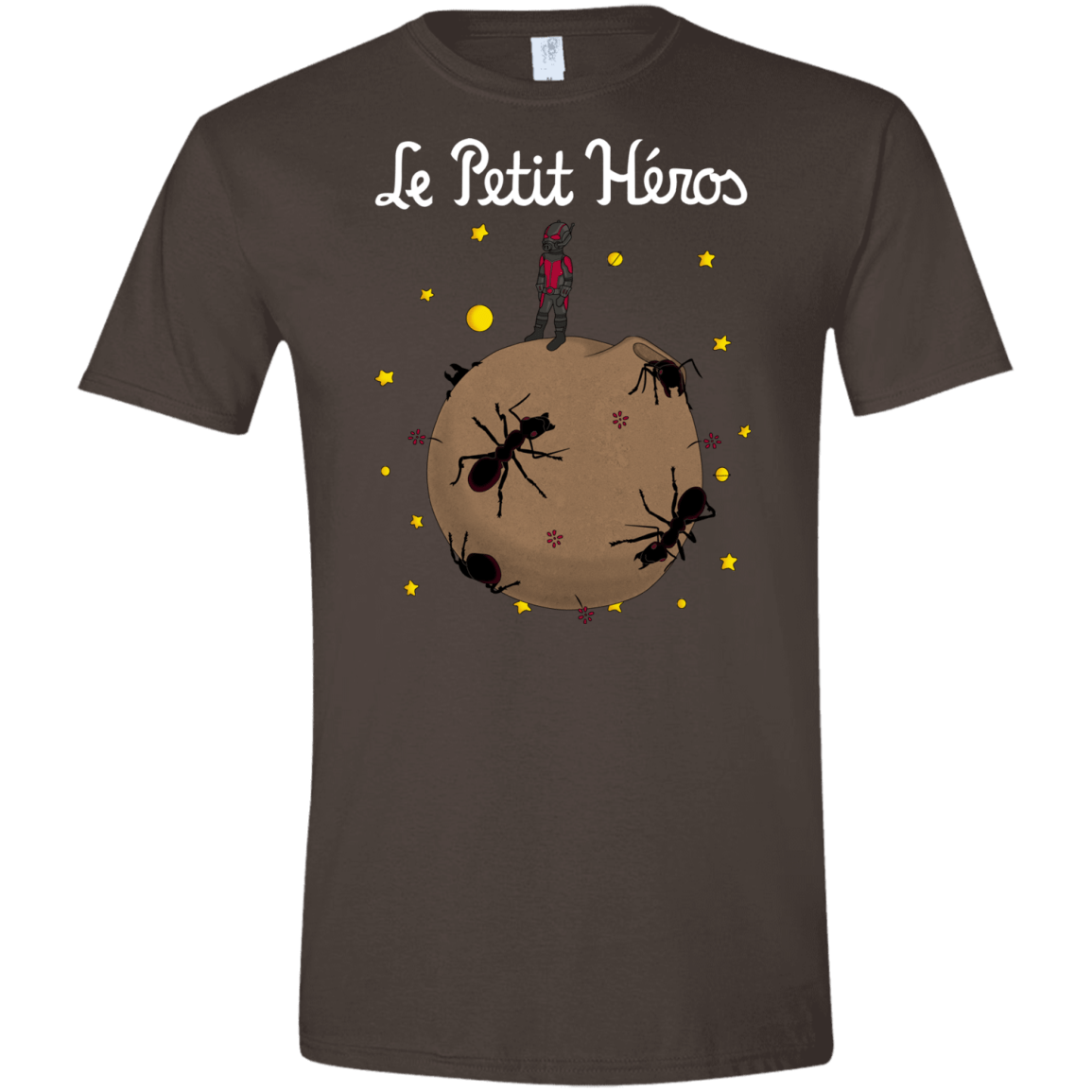 T-Shirts Dark Chocolate / S Le Petit Héros Men's Semi-Fitted Softstyle