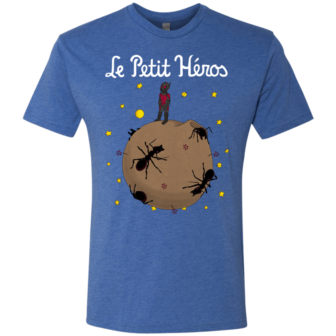 T-Shirts Vintage Royal / S Le Petit Héros Men's Triblend T-Shirt