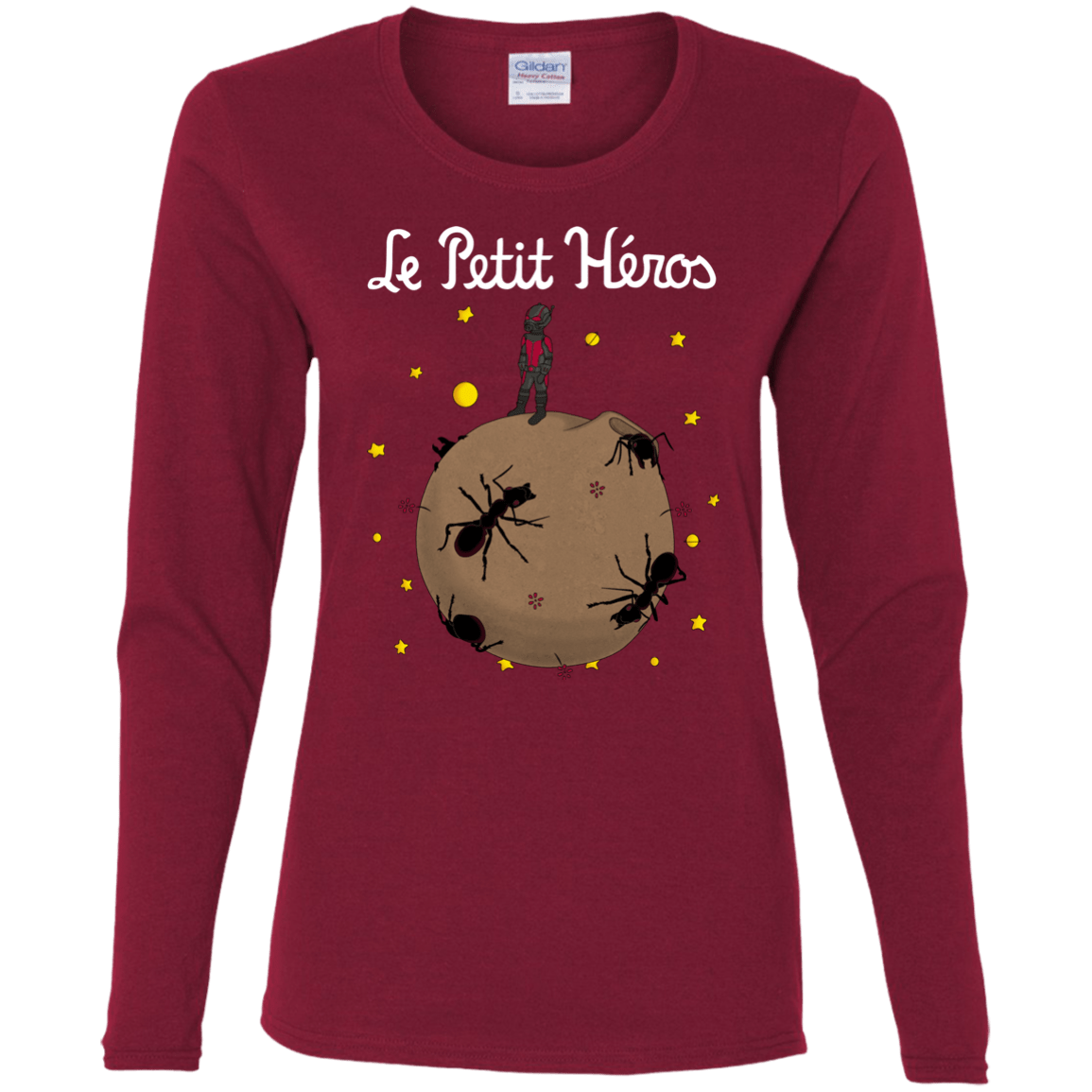 T-Shirts Cardinal / S Le Petit Héros Women's Long Sleeve T-Shirt