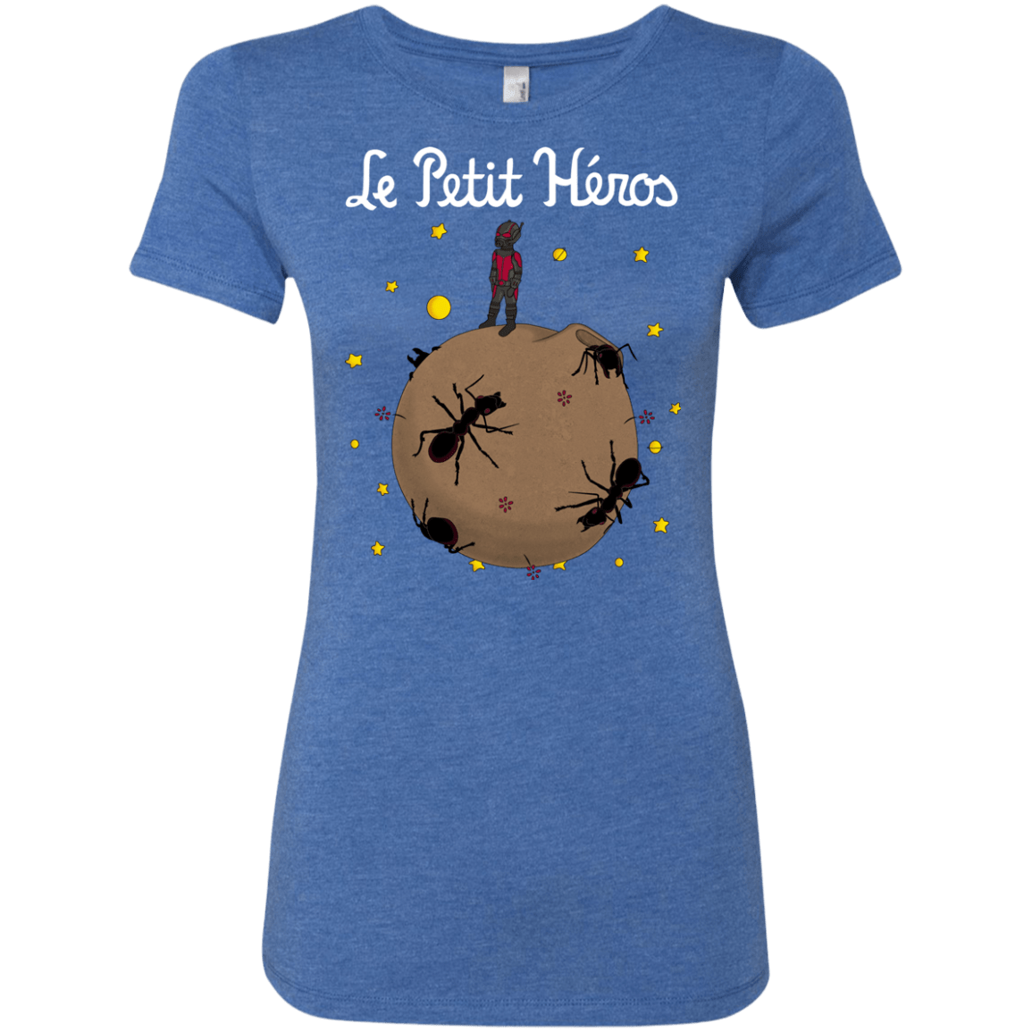 T-Shirts Vintage Royal / S Le Petit Héros Women's Triblend T-Shirt