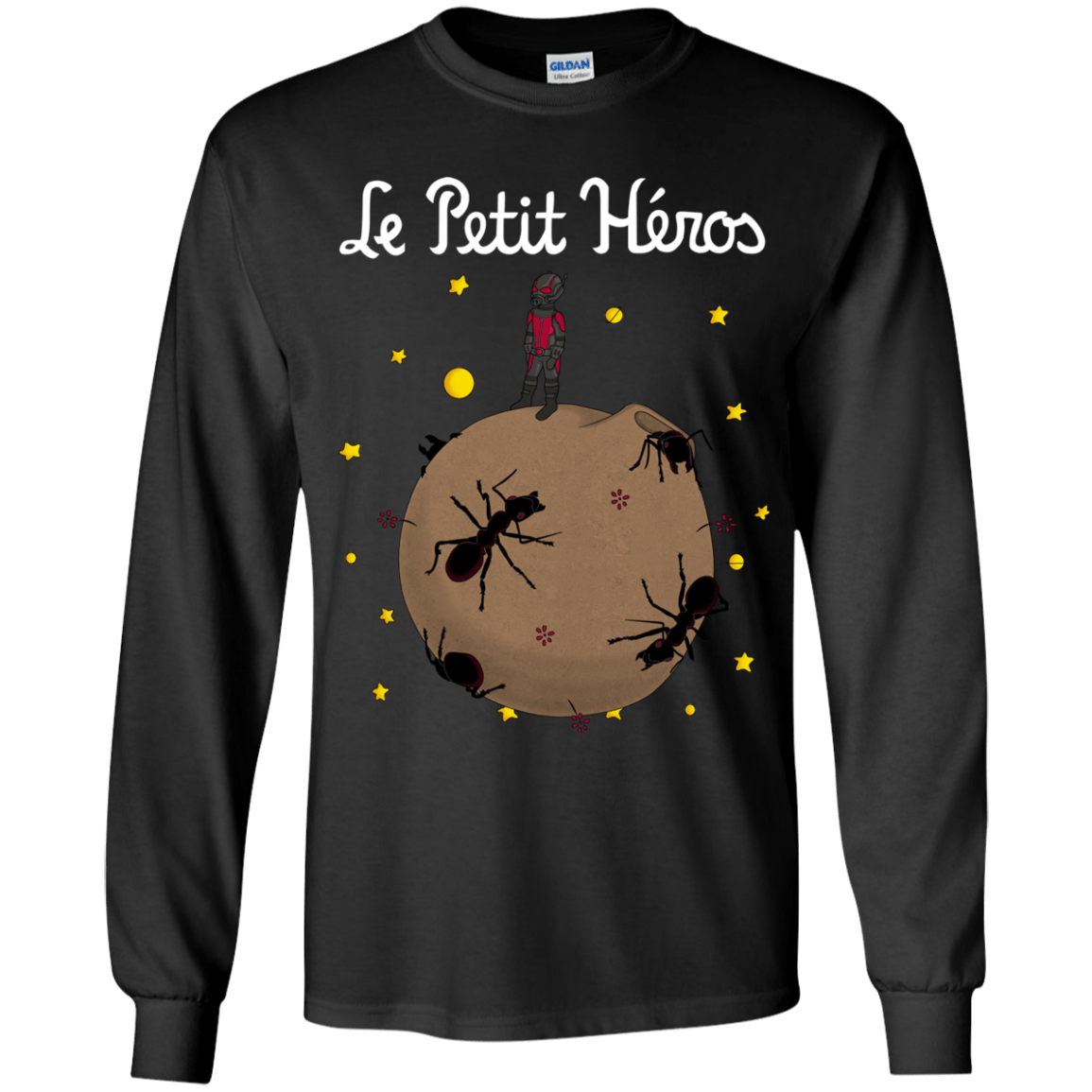T-Shirts Black / YS Le Petit Héros Youth Long Sleeve T-Shirt
