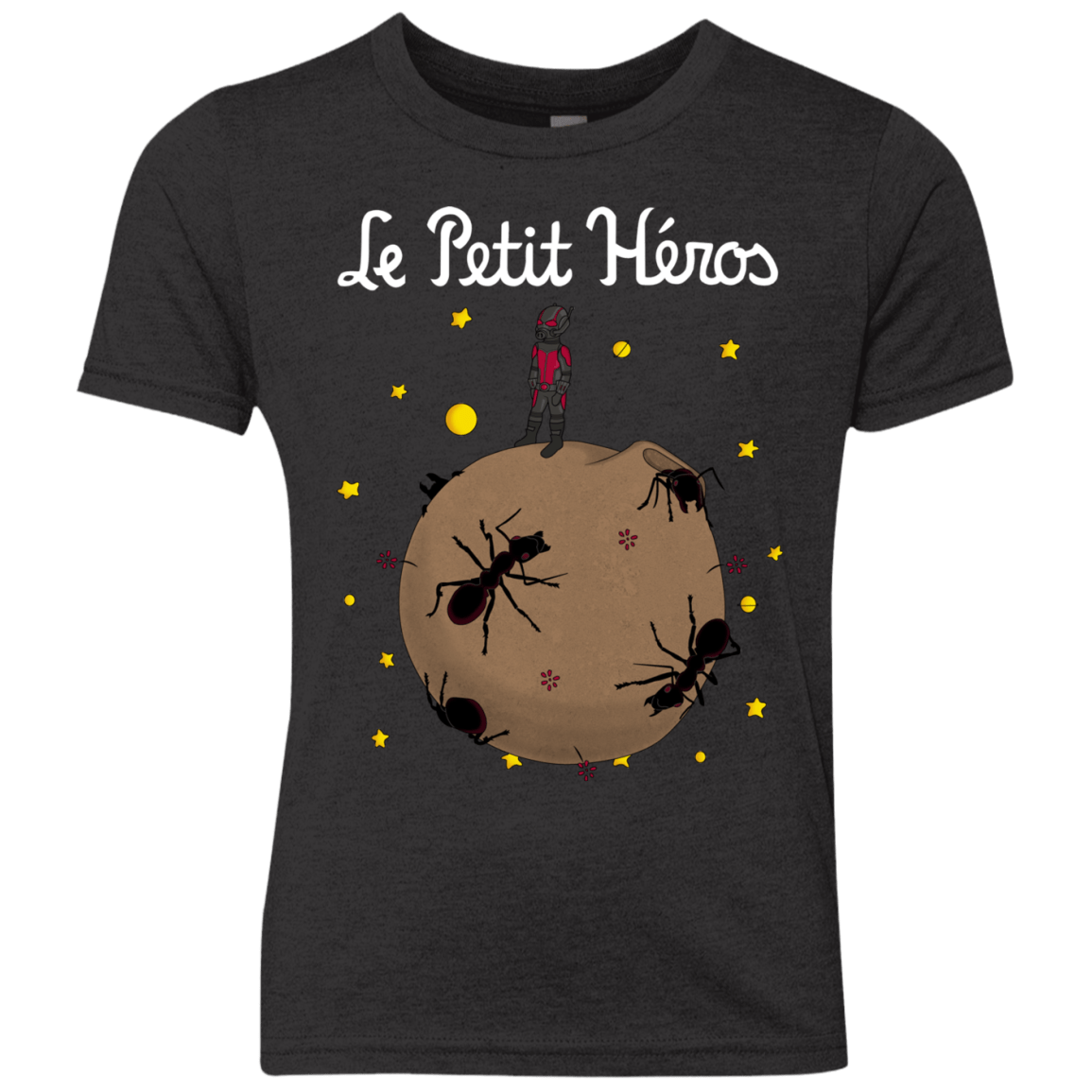 T-Shirts Vintage Black / YXS Le Petit Héros Youth Triblend T-Shirt