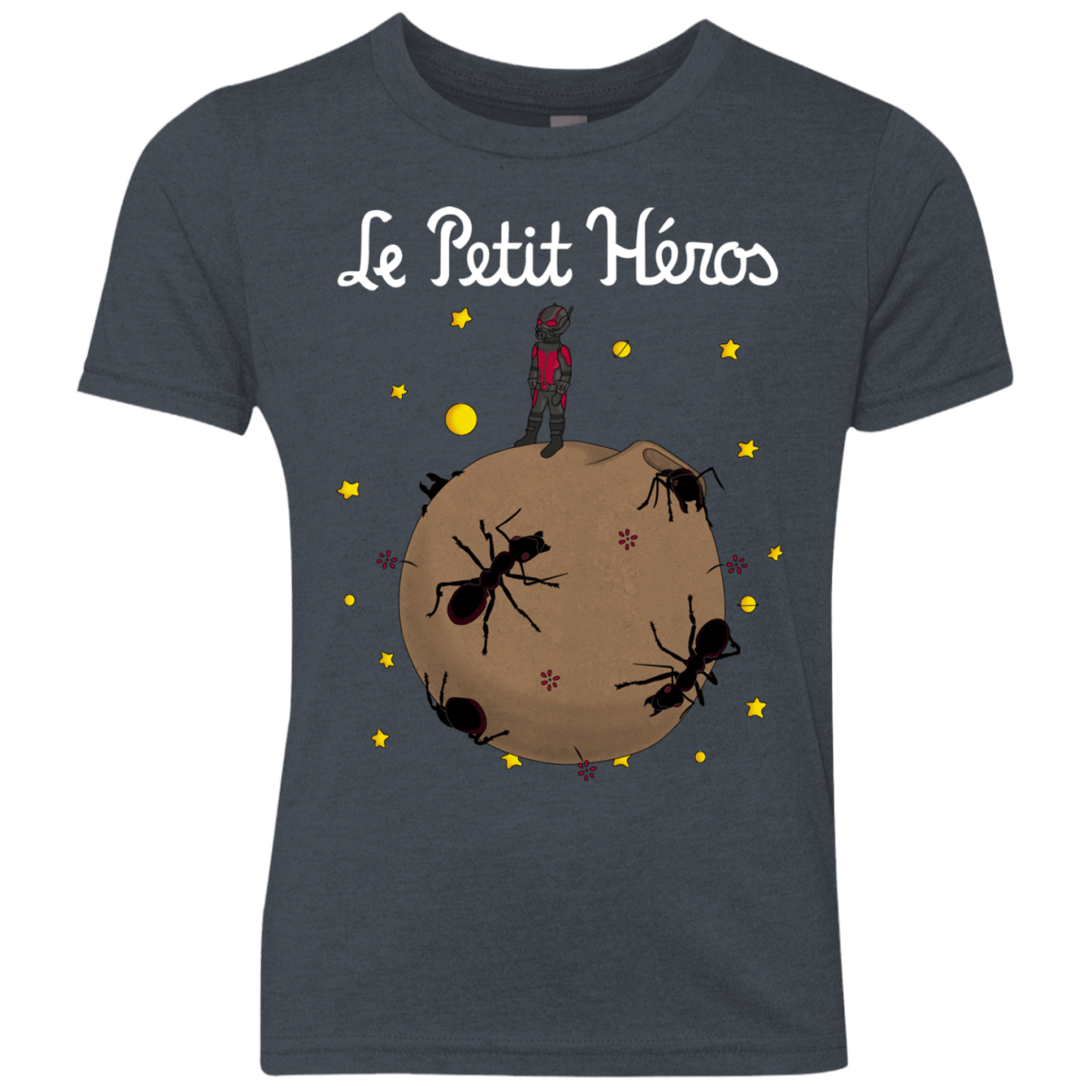 T-Shirts Vintage Navy / YXS Le Petit Héros Youth Triblend T-Shirt
