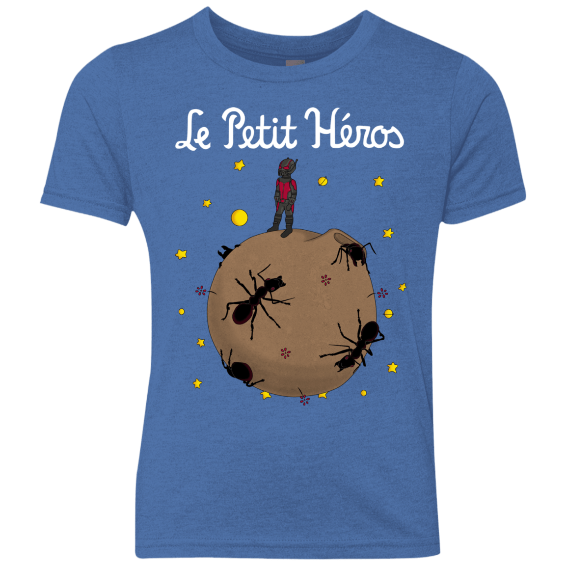 T-Shirts Vintage Royal / YXS Le Petit Héros Youth Triblend T-Shirt