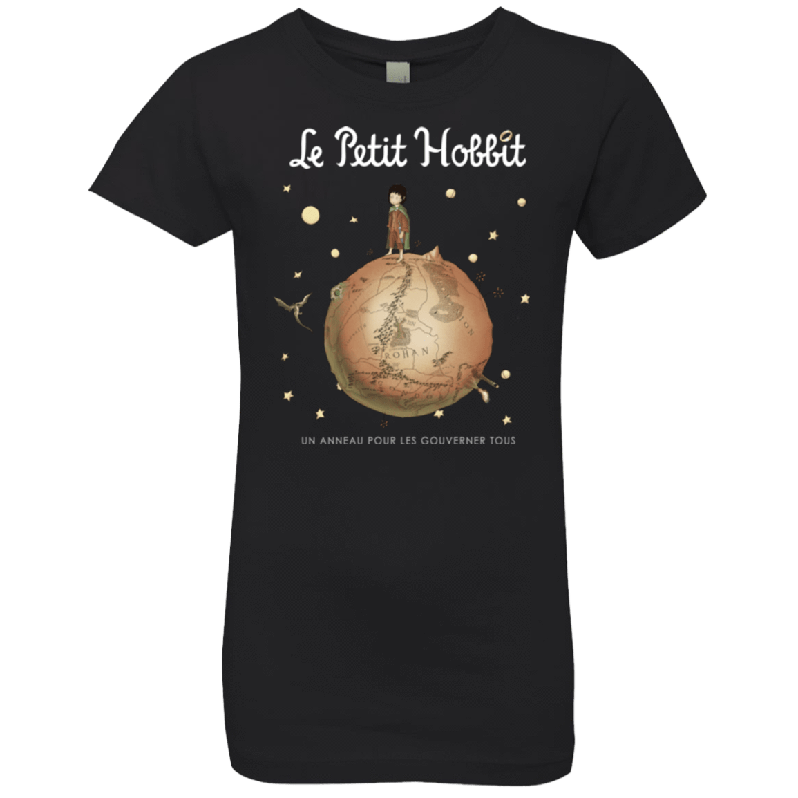 T-Shirts Black / YXS Le Petit Hobbit Girls Premium T-Shirt