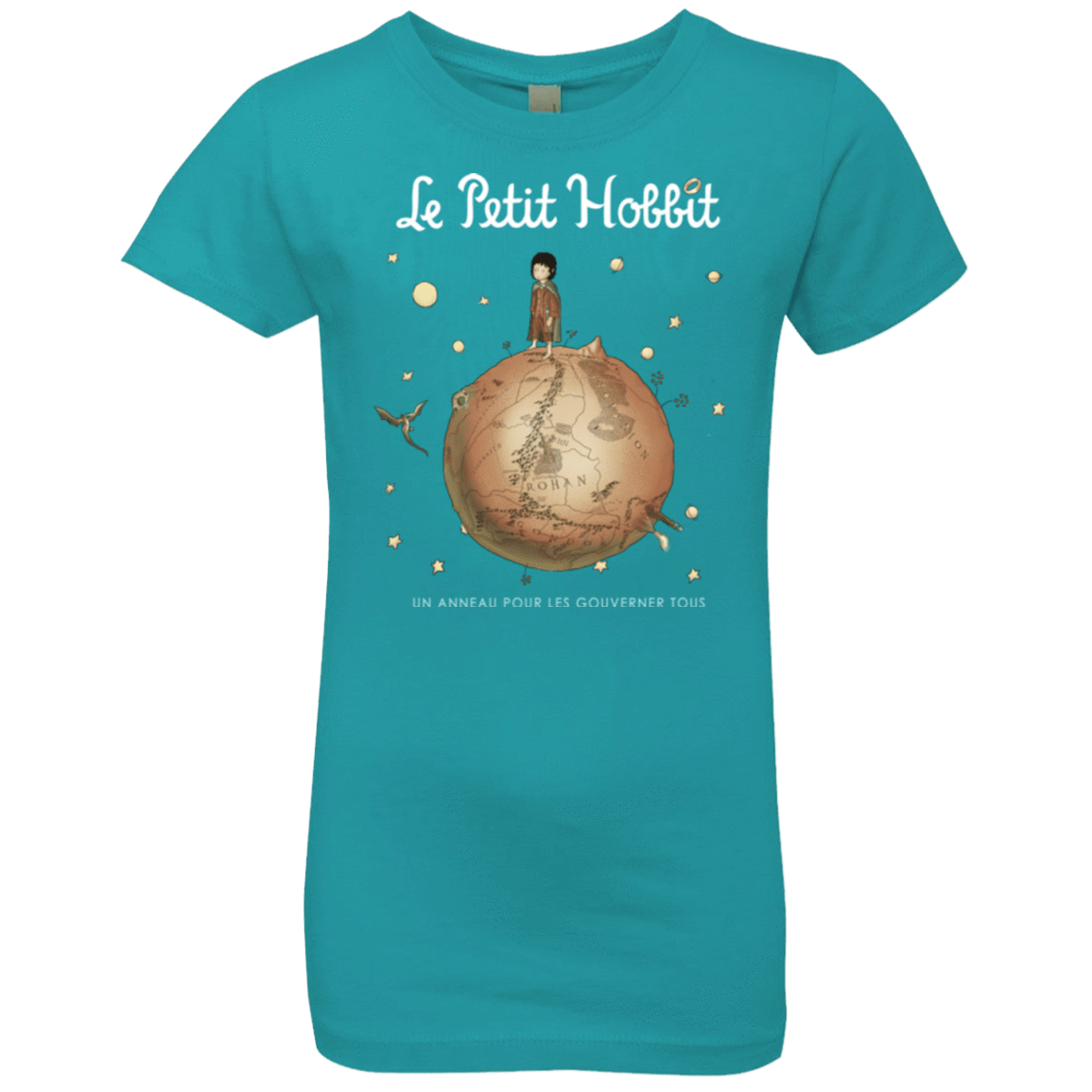 T-Shirts Tahiti Blue / YXS Le Petit Hobbit Girls Premium T-Shirt
