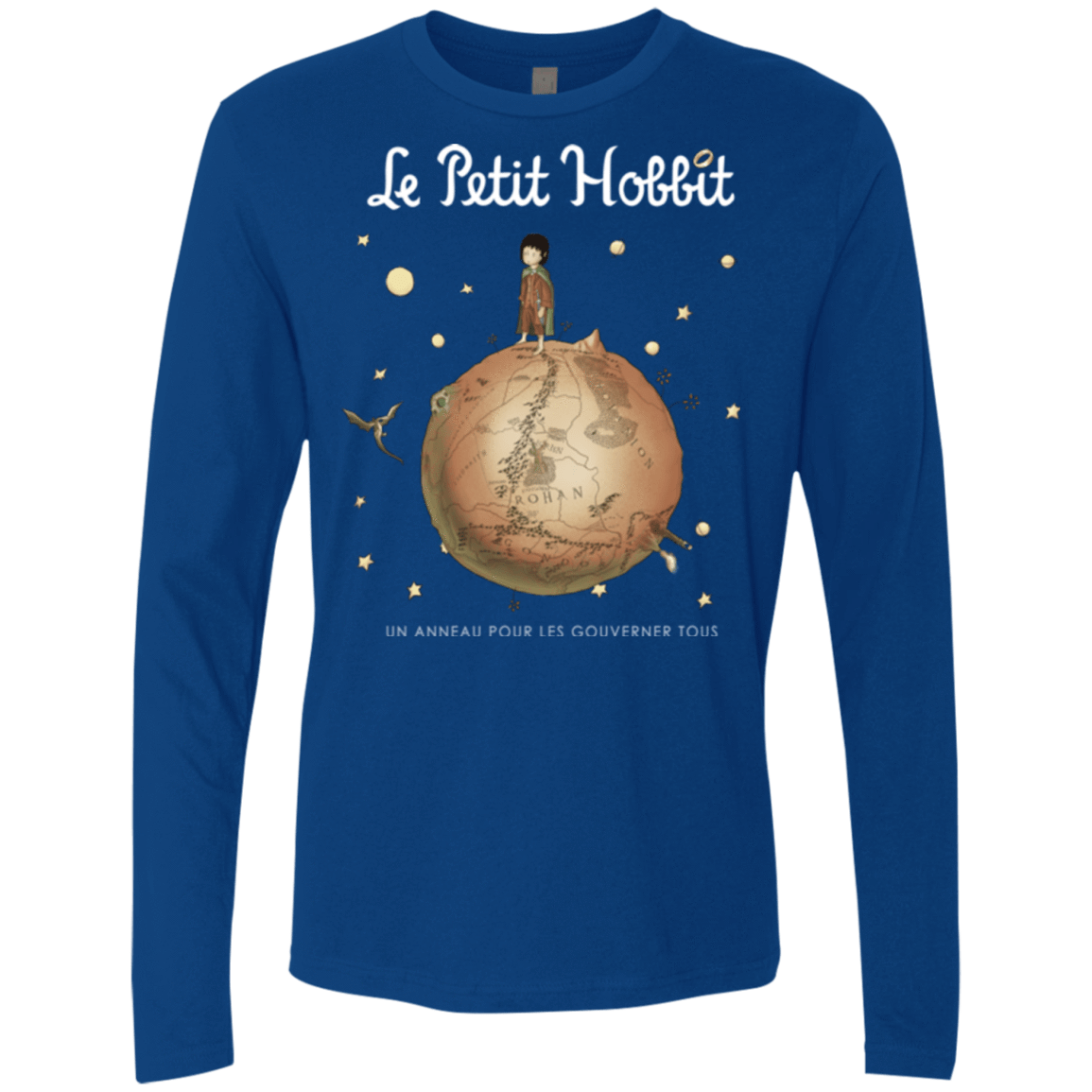 T-Shirts Royal / Small Le Petit Hobbit Men's Premium Long Sleeve