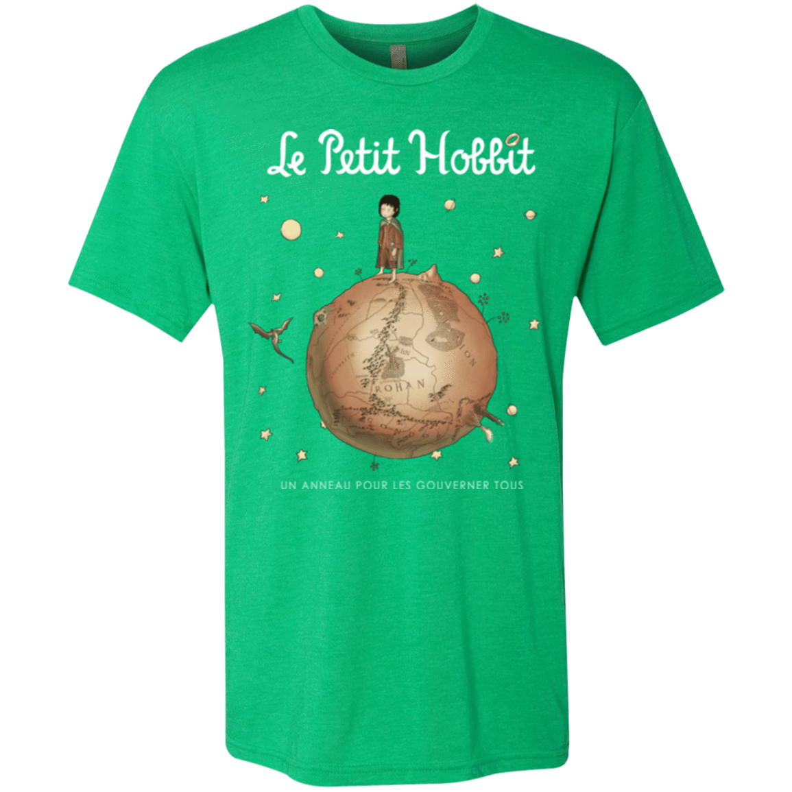 T-Shirts Envy / Small Le Petit Hobbit Men's Triblend T-Shirt