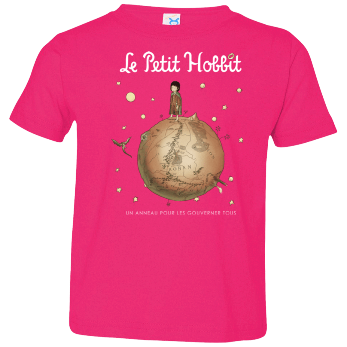 T-Shirts Hot Pink / 2T Le Petit Hobbit Toddler Premium T-Shirt