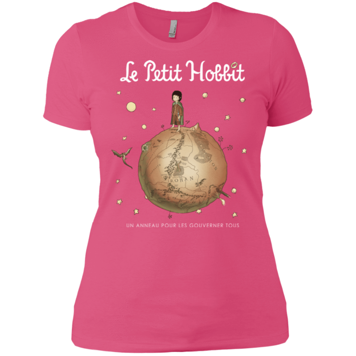 T-Shirts Hot Pink / X-Small Le Petit Hobbit Women's Premium T-Shirt