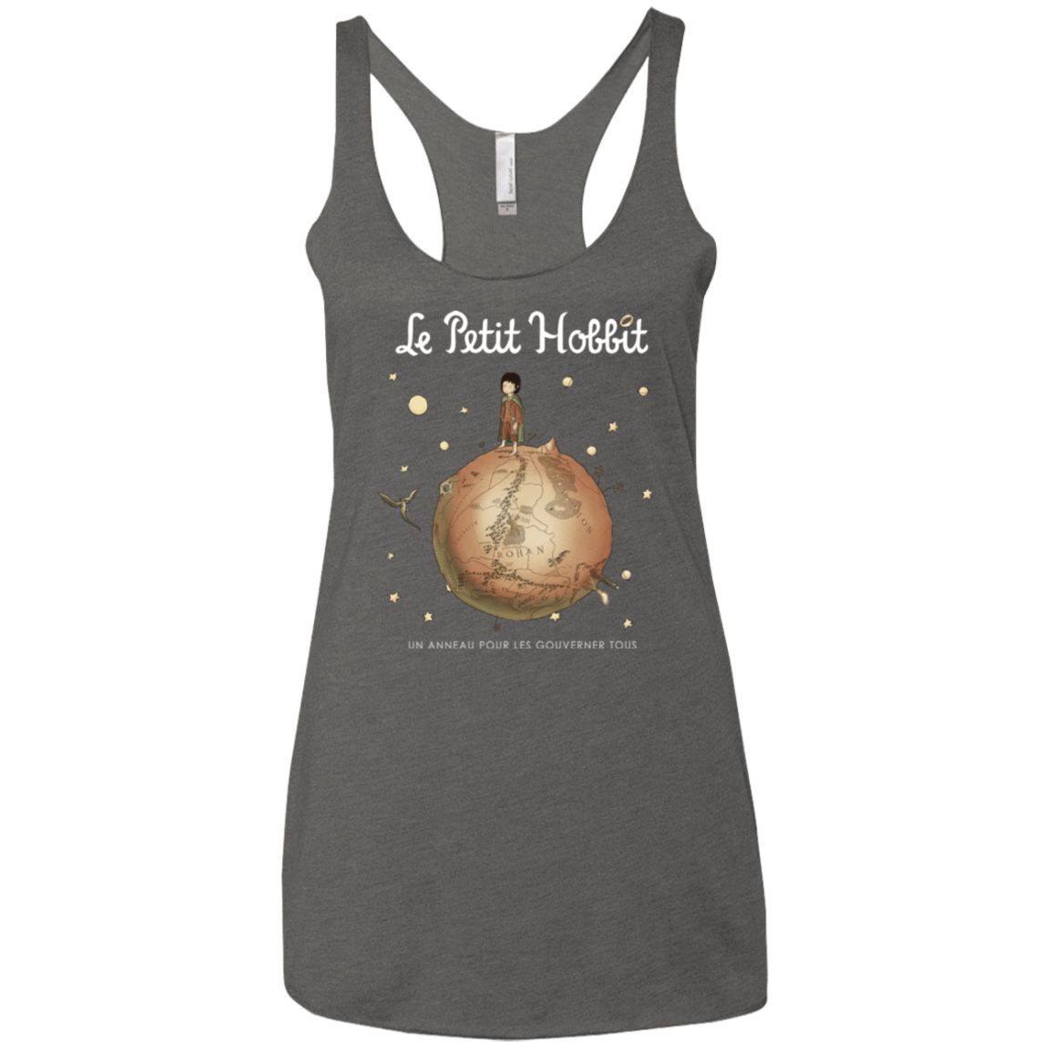 T-Shirts Premium Heather / X-Small Le Petit Hobbit Women's Triblend Racerback Tank