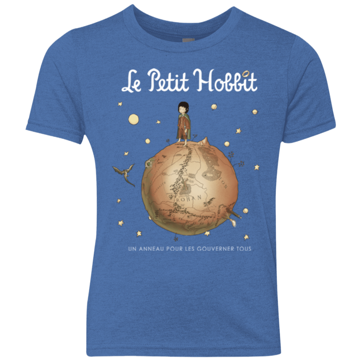 T-Shirts Vintage Royal / YXS Le Petit Hobbit Youth Triblend T-Shirt
