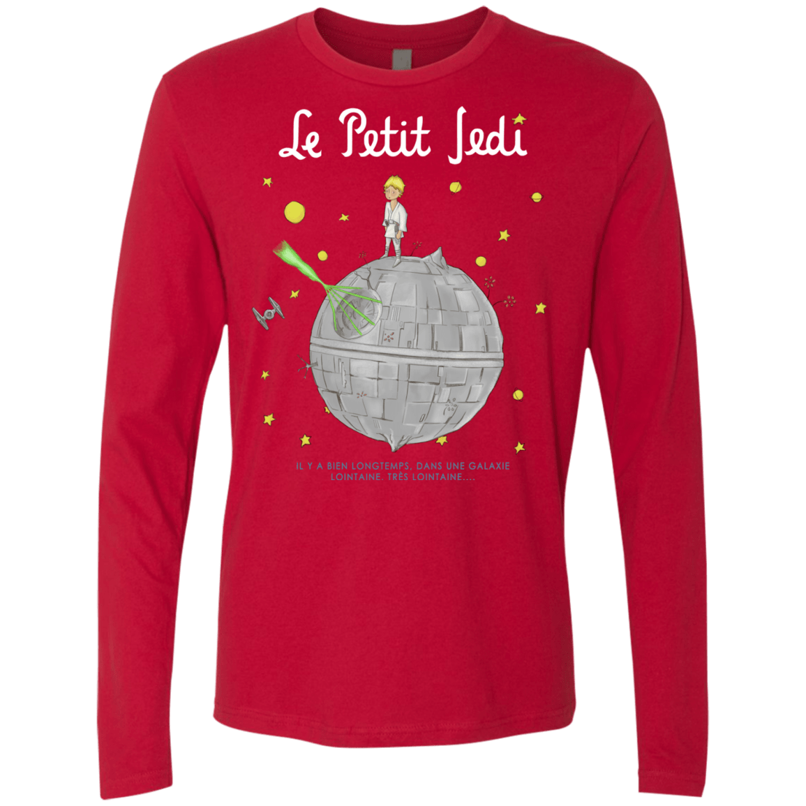 T-Shirts Red / Small Le Petit Jedi Men's Premium Long Sleeve