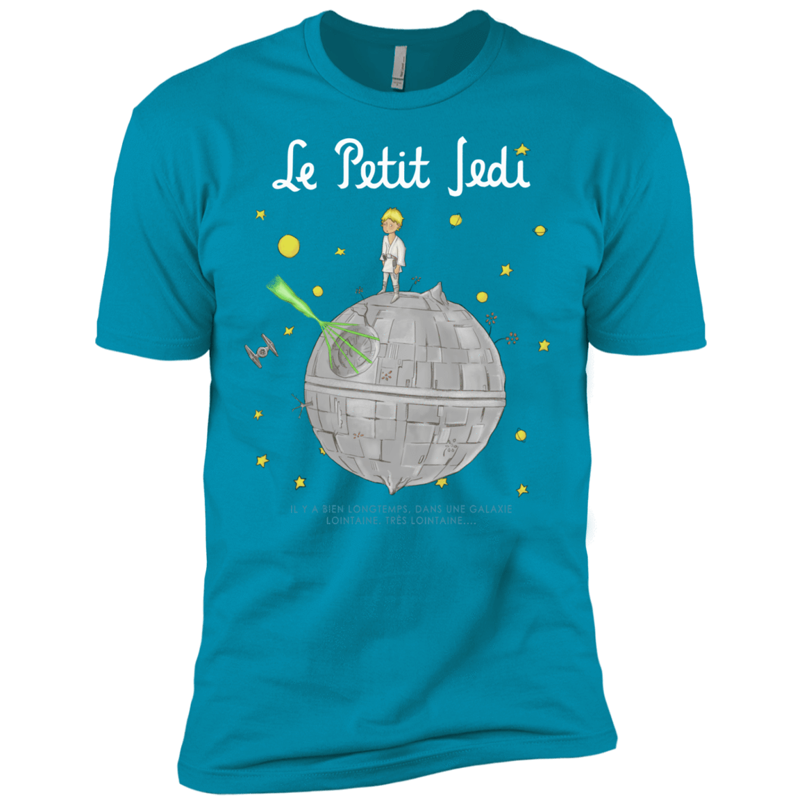 T-Shirts Turquoise / X-Small Le Petit Jedi Men's Premium T-Shirt