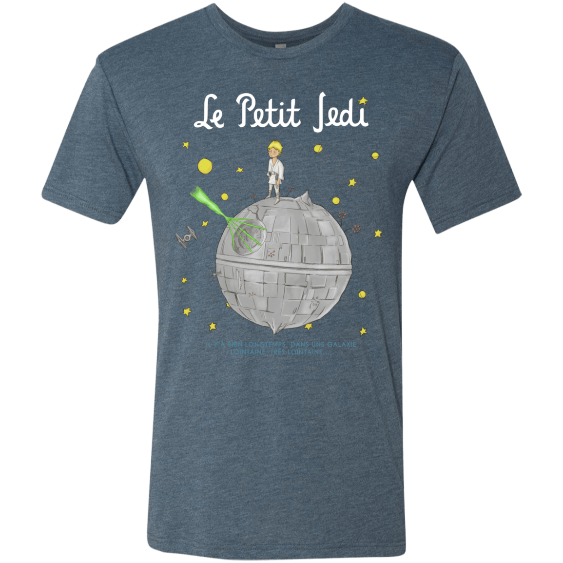 T-Shirts Indigo / Small Le Petit Jedi Men's Triblend T-Shirt