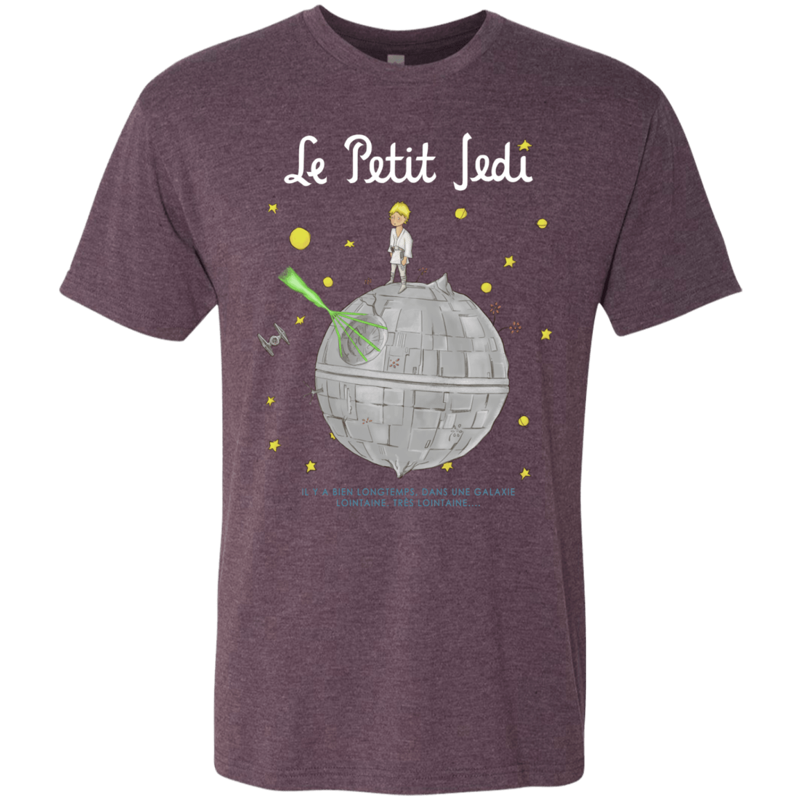 T-Shirts Vintage Purple / Small Le Petit Jedi Men's Triblend T-Shirt