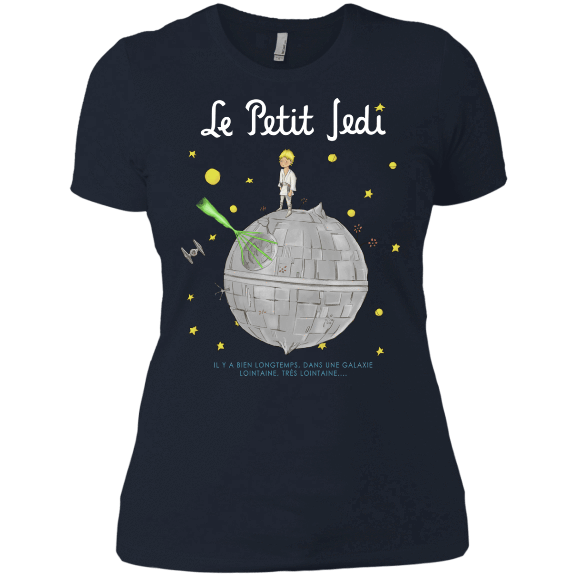 T-Shirts Midnight Navy / X-Small Le Petit Jedi Women's Premium T-Shirt