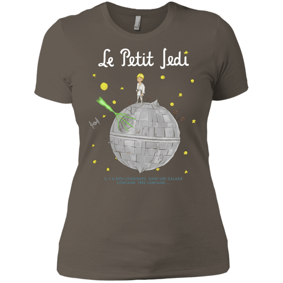 T-Shirts Warm Grey / X-Small Le Petit Jedi Women's Premium T-Shirt