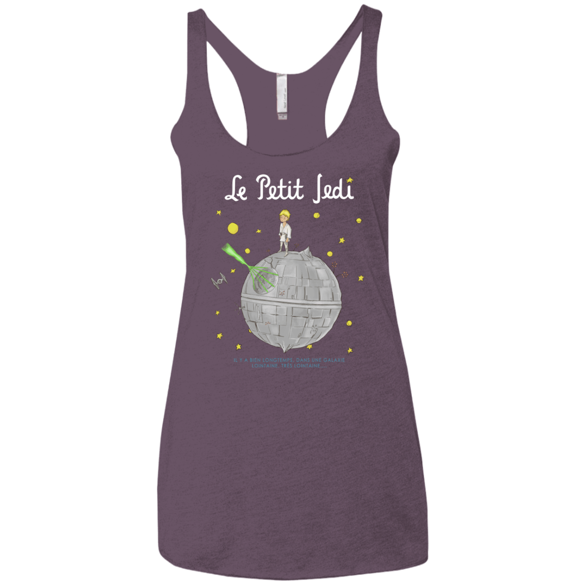 Le Petit Jedi Women's Triblend Racerback Tank