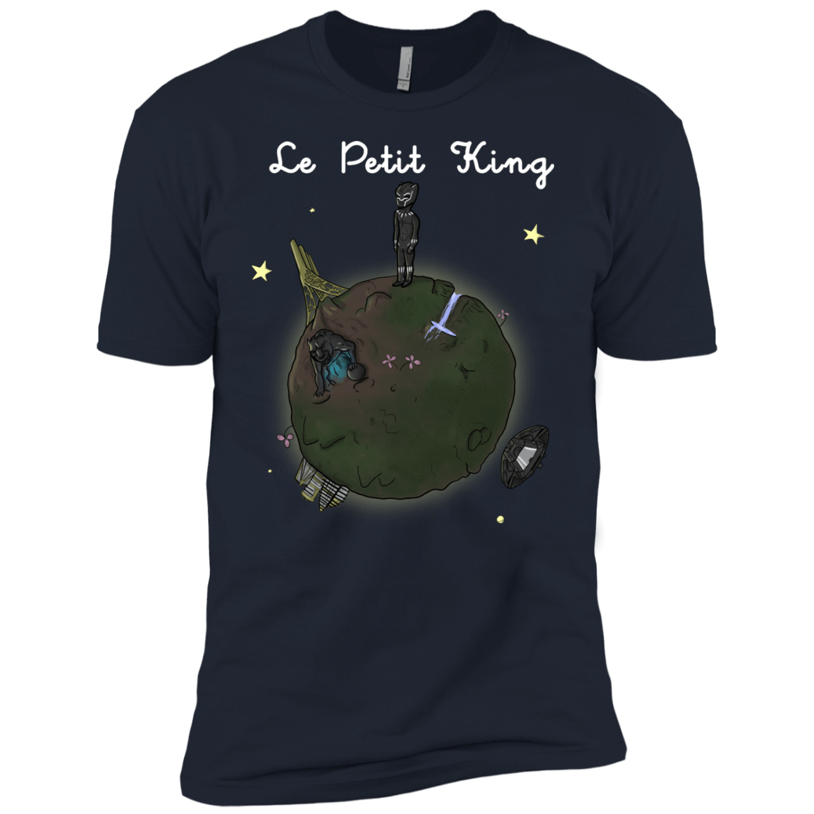 T-Shirts Midnight Navy / YXS Le Petit Prince Of Wakanda Boys Premium T-Shirt