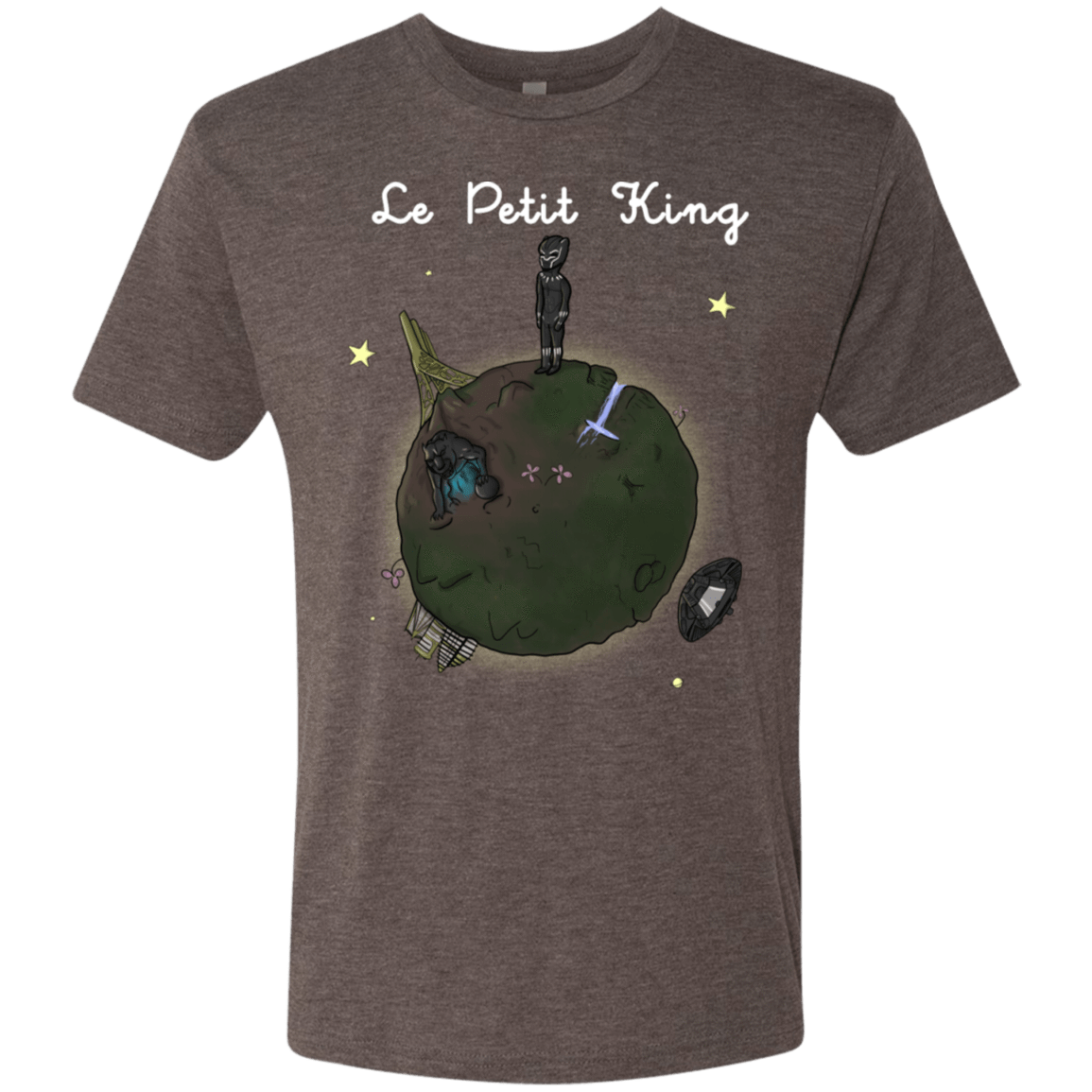 T-Shirts Macchiato / S Le Petit Prince Of Wakanda Men's Triblend T-Shirt