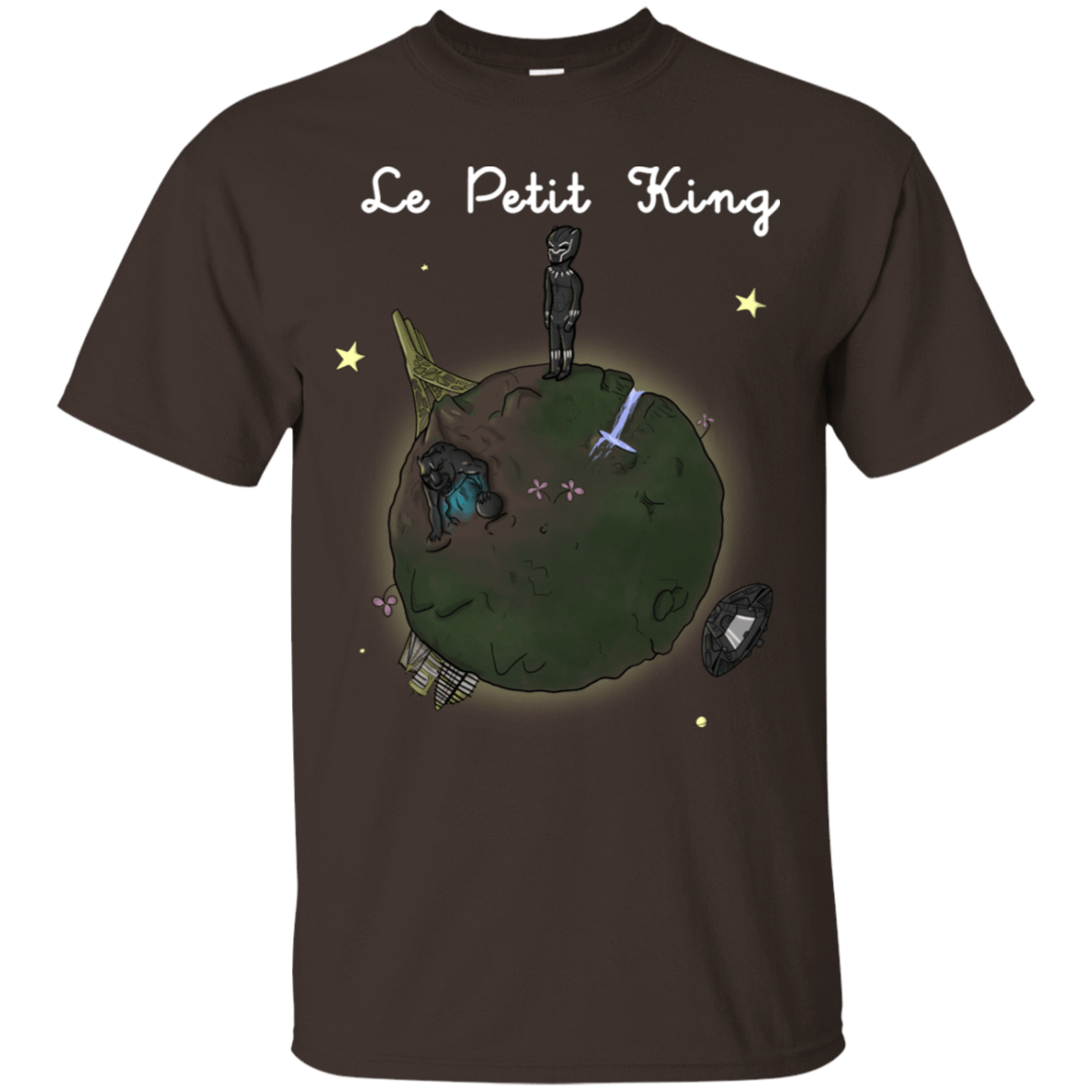 T-Shirts Dark Chocolate / S Le Petit Prince Of Wakanda T-Shirt