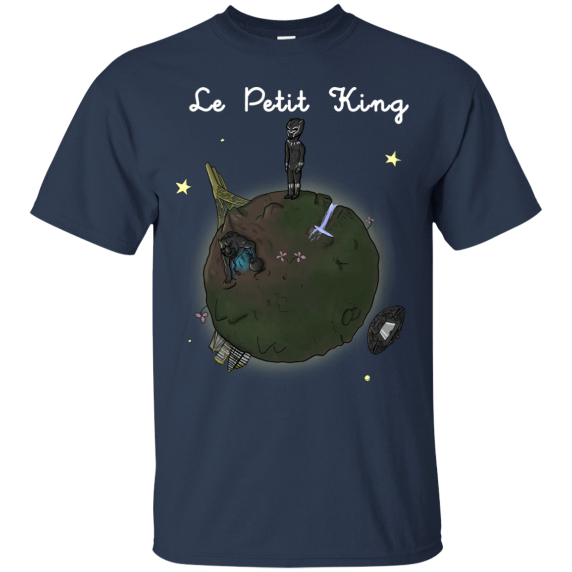 T-Shirts Navy / S Le Petit Prince Of Wakanda T-Shirt