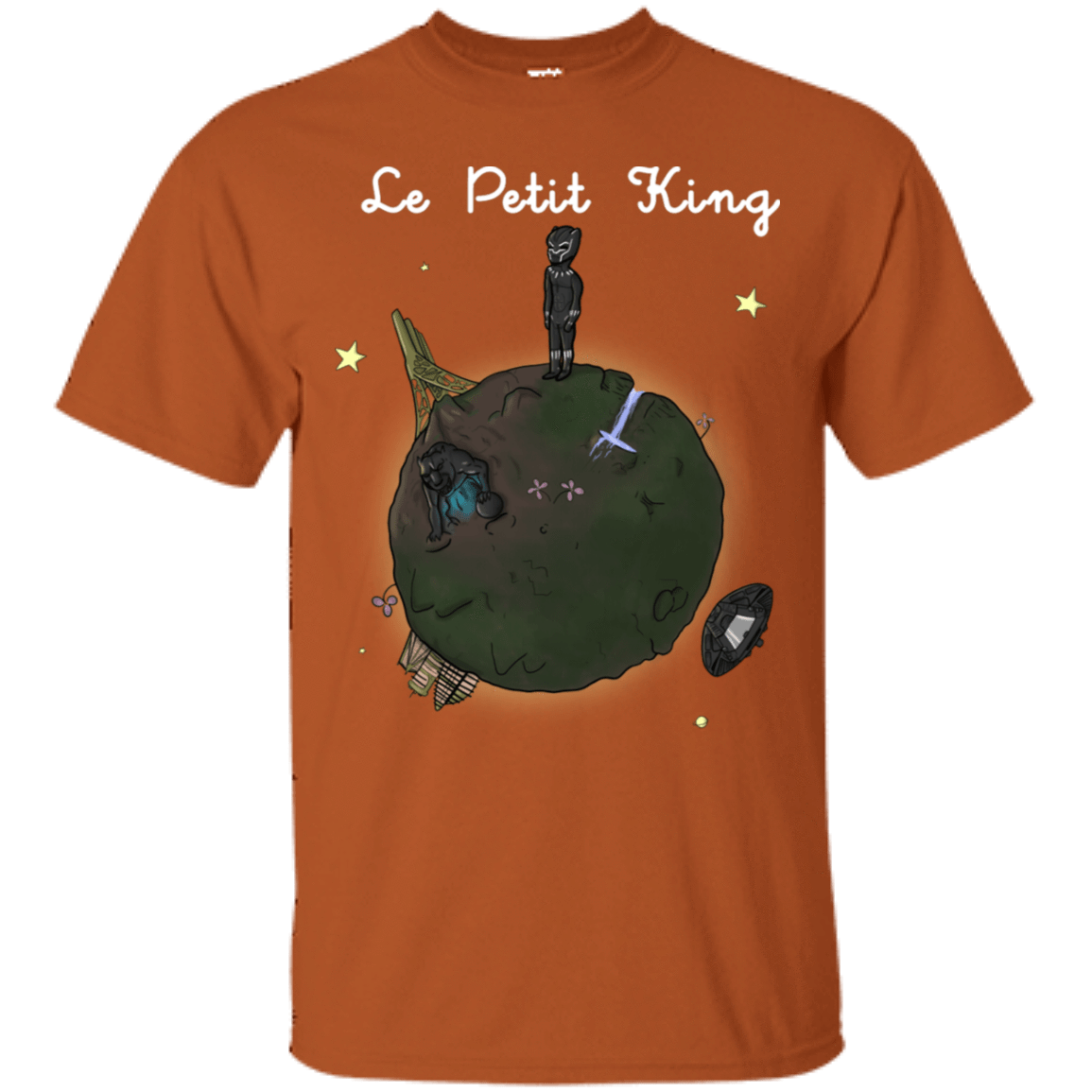 T-Shirts Texas Orange / S Le Petit Prince Of Wakanda T-Shirt