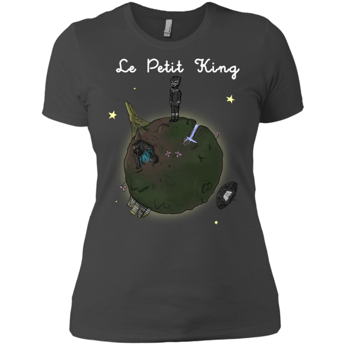 T-Shirts Heavy Metal / X-Small Le Petit Prince Of Wakanda Women's Premium T-Shirt