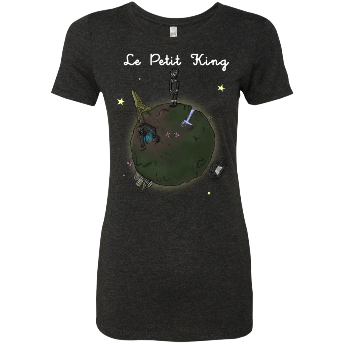 T-Shirts Vintage Black / S Le Petit Prince Of Wakanda Women's Triblend T-Shirt