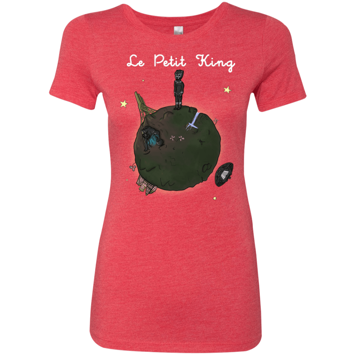 T-Shirts Vintage Red / S Le Petit Prince Of Wakanda Women's Triblend T-Shirt