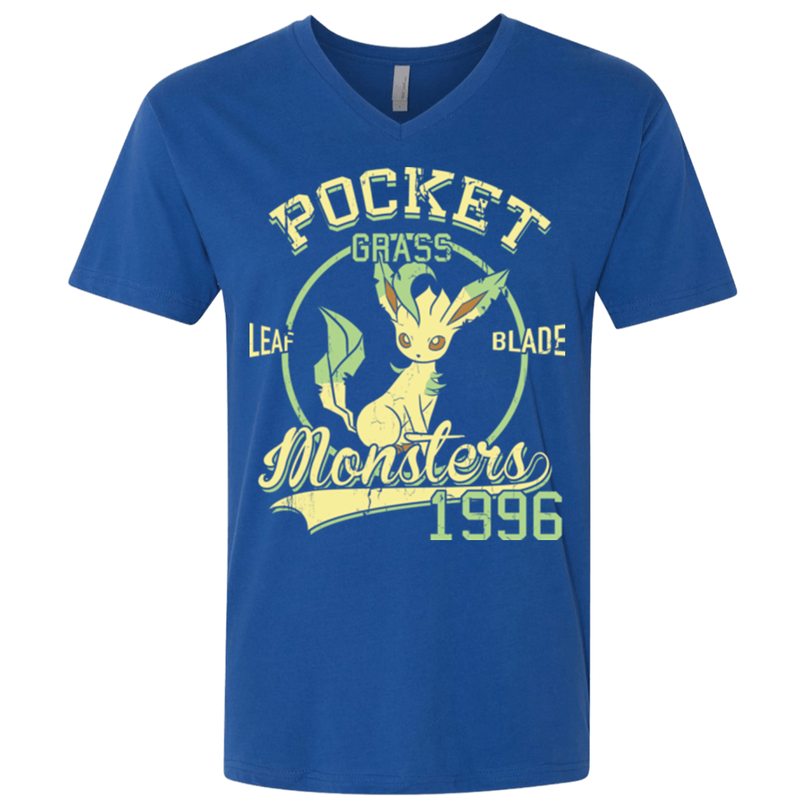 T-Shirts Royal / X-Small Leaf Blade Men's Premium V-Neck