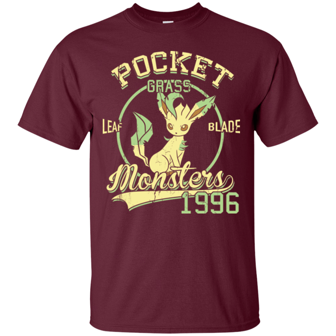 T-Shirts Maroon / Small Leaf Blade T-Shirt