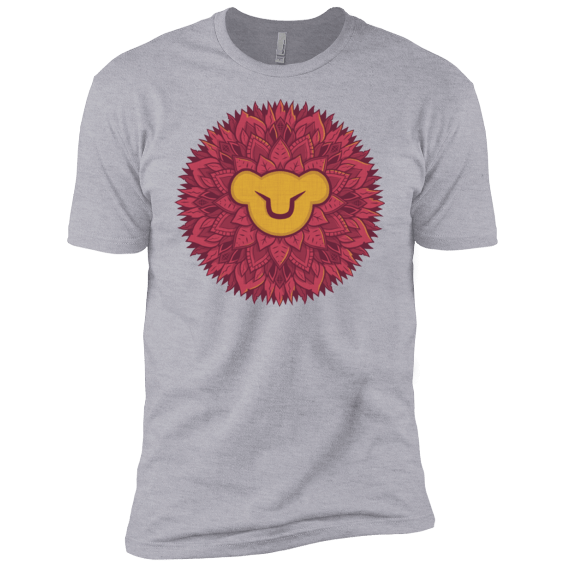 T-Shirts Heather Grey / YXS Leaf Mane Mandala Boys Premium T-Shirt