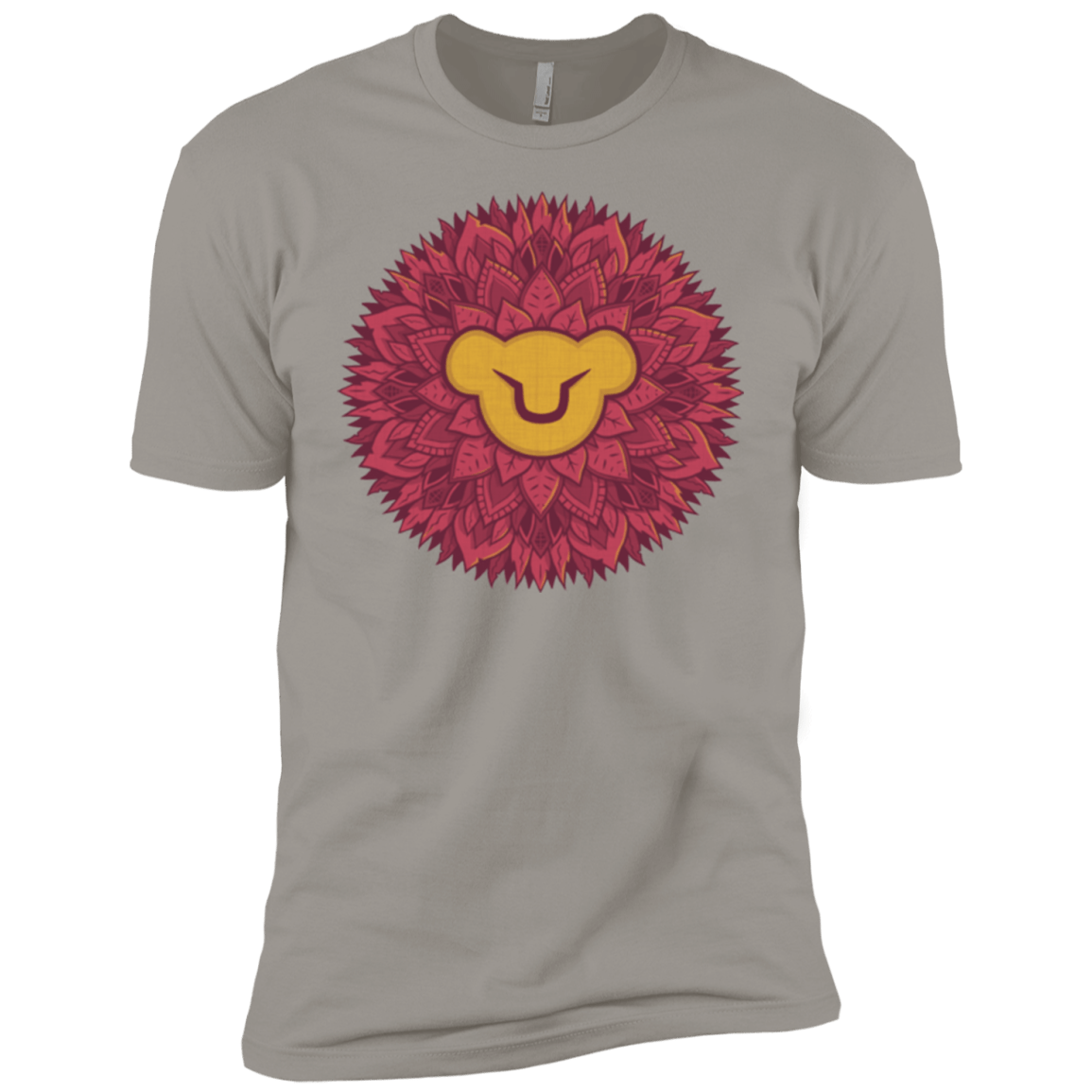 T-Shirts Light Grey / YXS Leaf Mane Mandala Boys Premium T-Shirt