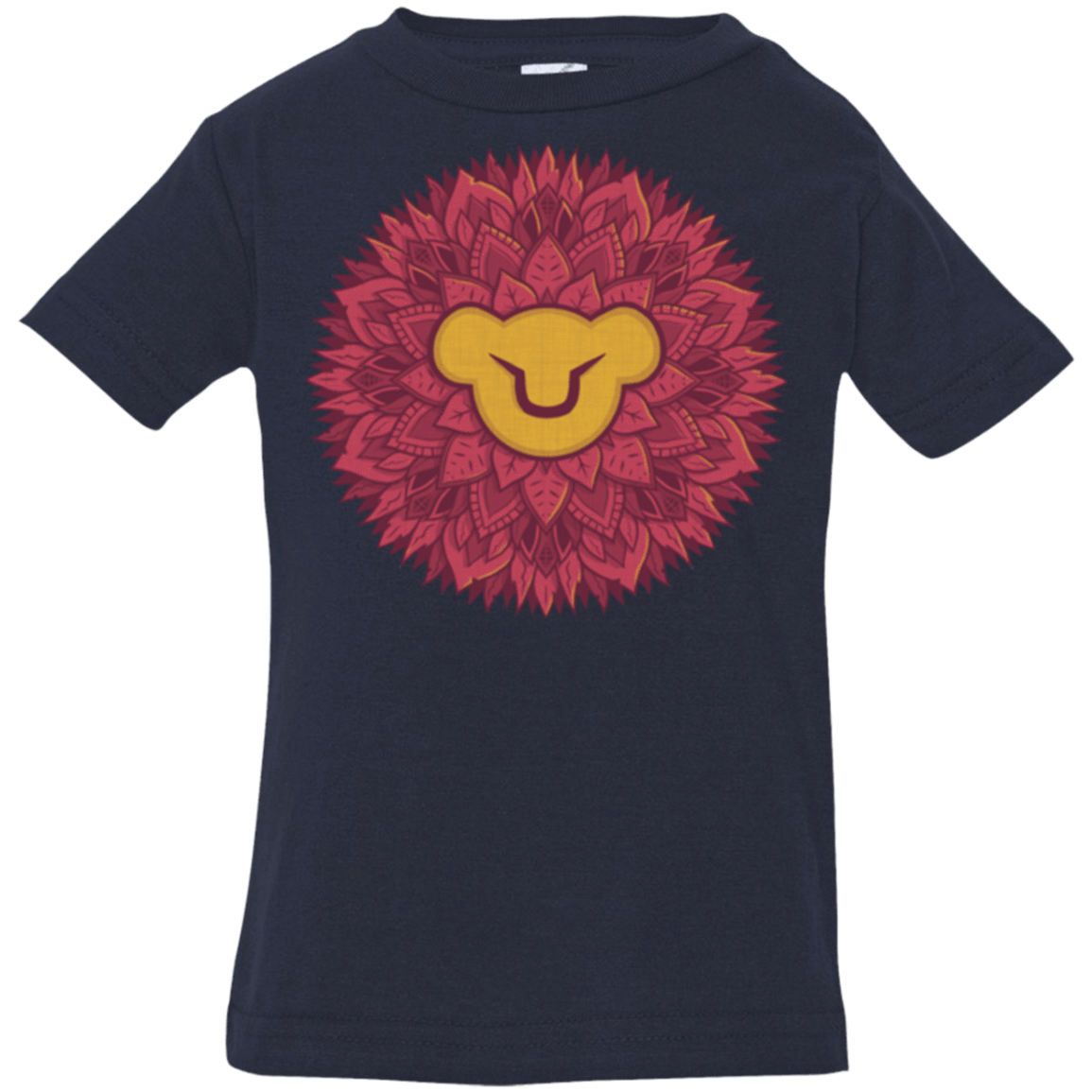T-Shirts Navy / 6 Months Leaf Mane Mandala Infant PremiumT-Shirt